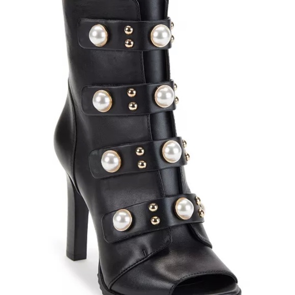 Karl Lagerfeld Paris authentic leather boots 7M - Picture 1 of 3